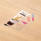 Nails Manicure Pedicure Mani Pedi Girls Birthday Acryl Uitnodigingen (Laagn)