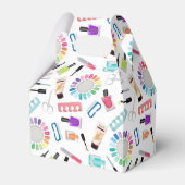 Nails Manicure Pedicure Mani Pedi Girls Birthday Bedankdoosjes (Achterkant)