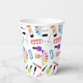 Nails Manicure Pedicure Mani Pedi Girls Birthday Papieren Bekers (Rechts)