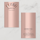 Nails Manicure Pedicure Skinny Roos Gold Professio Visitekaartje (Voorkant / Achterkant)