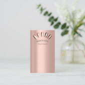 Nails Manicure Pedicure Skinny Roos Gold Professio Visitekaartje (Staand voorkant)
