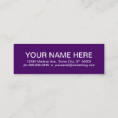 NAILS (mod-vierkanten) Mini Visitekaartje (Achterkant)