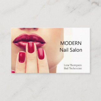 Nails Nails-Visitekaartje Nail-technicus Visitekaartje