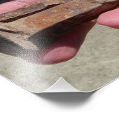 Nails of the Crucified Jezus Crucifixion Foto Afdruk (Hoek)