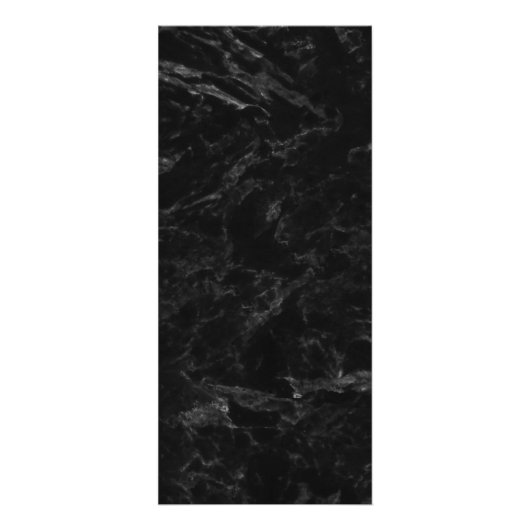 Nails roos gouden script zwarte marmerprijslijst reclamekaart (Achterkant)