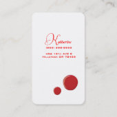 Nails Salon Beauty Spa Visitekaartje (Achterkant)