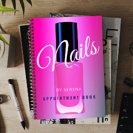 Nails salon elegante trendy roze afspraak boek planner