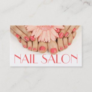 Nails Salon Manicure Pedicure Beauty Spa Visitekaartje