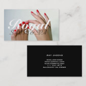 Nails Salon Manicure Pedicure Beauty Spa Visitekaartje (Voorkant / Achterkant)