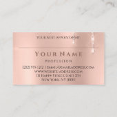 Nails Salon Manicurist Drift Glitter Roos Visitekaartje (Achterkant)