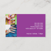 Nails, Salon, Spa, Beauty Visitekaartje (Achterkant)