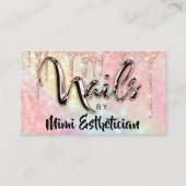 Nails Studio Artist Acryl Drip Glitter Holograaf Visitekaartje (Voorkant)