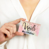 Nails Studio Artist Acryl Drip Glitter Holograaf Visitekaartje