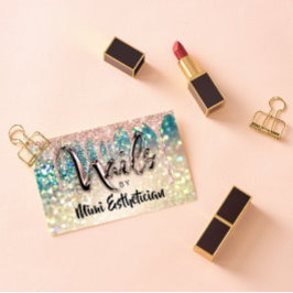 Nails Studio Artist Acryl Drip Glitter Holograaf Visitekaartje
