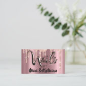 Nails Studio artistieke acrylschijven Glitter Blus Visitekaartje (Staand voorkant)