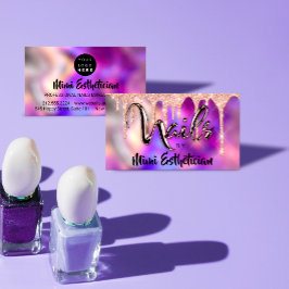 Nails Studio artistieke acrylschijven Glitter Paar Visitekaartje