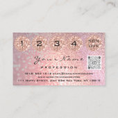 Nails Studio Drift Glitter Manicure QR Code SPA Visitekaartje (Achterkant)