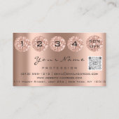 Nails Studio Drift Glitter Manicure QR Code Visitekaartje (Achterkant)