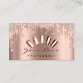 Nails Studio Drift Glitter Manicure QR Code Visitekaartje (Voorkant)