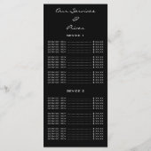 Nails Studio Foto Logo QR Wax Make-up prijslijst Menu (Achterkant)