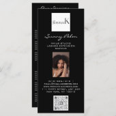 Nails Studio Foto Logo QR Wax Make-up prijslijst Menu (Voorkant / Achterkant)