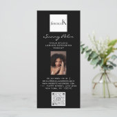 Nails Studio Foto Logo QR Wax Make-up prijslijst Menu (Staand voorkant)