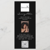 Nails Studio Foto Logo QR Wax Make-up prijslijst Menu (Voorkant)