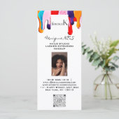 Nails Studio Foto Logo QR Wax Make-up Prijslijst Menu (Staand voorkant)