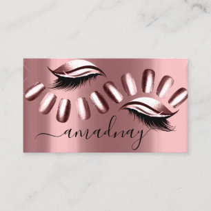 Nails Studio Makeup Artist Eyelash Roos Blush Visitekaartje