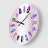 Nails Studio Paarse roze nagels Roos stylist Grote Klok (Hoek)