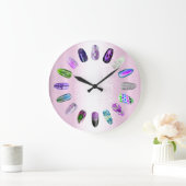 Nails Studio Paarse roze nagels Roos stylist Grote Klok (Huis)