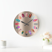 Nails Studio roze Rose Boutique Holographic Grote Klok (Huis)