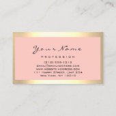 Nails Stylist Manicure Roos Framed Roos Visitekaartje (Achterkant)