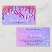 Nails Stylist Mestroze Glitter Holograaf VIP Visitekaartje (Voorkant / Achterkant)