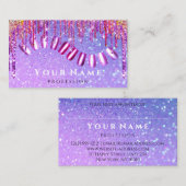 Nails Stylist Mestroze Stations Glitter Holograp Visitekaartje (Voorkant / Achterkant)