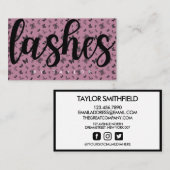 Nails voor sociale media vlinder visitekaartje (Voorkant / Achterkant)