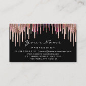 Nails Wax Depilation Makeup Roos Drift Holograaf Visitekaartje (Achterkant)