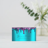 Nails Wax Epilation Depilation Navy Paars BluTeal Visitekaartje (Staand voorkant)