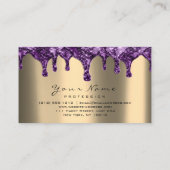 Nails Wax Epilation Depilation Paars Violet Sepia Visitekaartje (Achterkant)