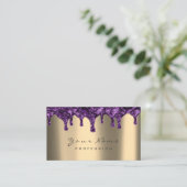 Nails Wax Epilation Depilation Paars Violet Sepia Visitekaartje (Staand voorkant)