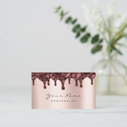 Nails Wax Epilation Depilation Pink Chocolate Cake Visitekaartje (Staand voorkant)