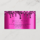 Nails Wax Epilation Depilation Pink Fuchsia Neon Visitekaartje (Achterkant)