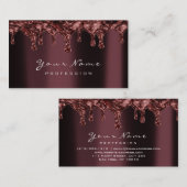 Nails Wax Epilation Studio Bronze Chocolate Cake Visitekaartje (Voorkant / Achterkant)