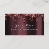 Nails Wax Epilation Studio Bronze Chocolate Cake Visitekaartje (Achterkant)