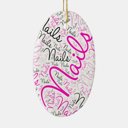 Nails word art keramisch ornament (Rechts)