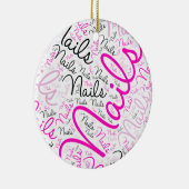 Nails word art keramisch ornament (Rechts)
