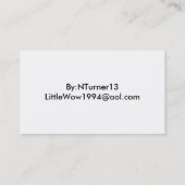nailsalon_front-3, naam, adres 1, adres 2, ... visitekaartje (Achterkant)