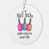 NAILTECHNISCHE TOEGEVOEGDE KLEUR KERAMISCH ORNAMENT (Links)