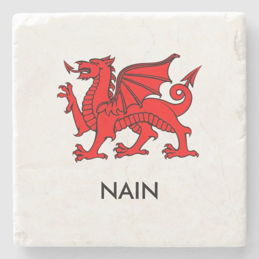 Nain - South Welsh Grandma Onderzetter (Voorkant)