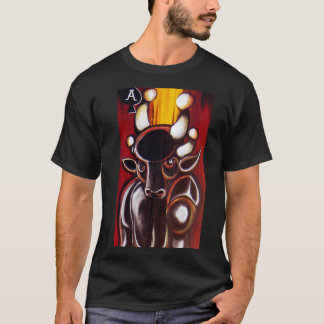 Naipe del Matador, stier naast T-shirt